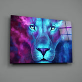 Lion Glass Wall Art.